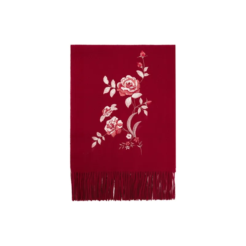 Fancet Studios Sheep Wool Knit Scarves Women's-4