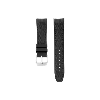 VAGENARI Rubber Strap Compatibility For IWC Universal Mark XVIII Pilot 40mm Watch Band Unisex
