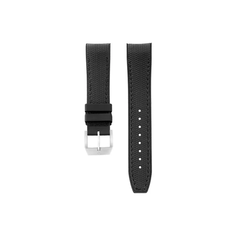 VAGENARI Rubber Strap Compatibility For IWC Universal Mark XVIII Pilot 40mm Watch Band Unisex-0