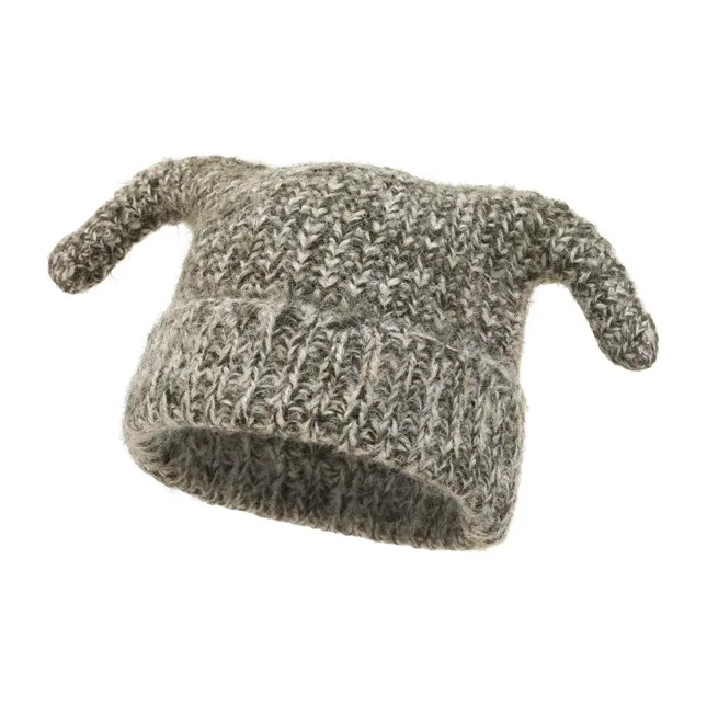 FREE RABBITⅡ Fall And Winter Sweet Style Versatile Thickened Warm Facial Slimming Beanie Unisex-5