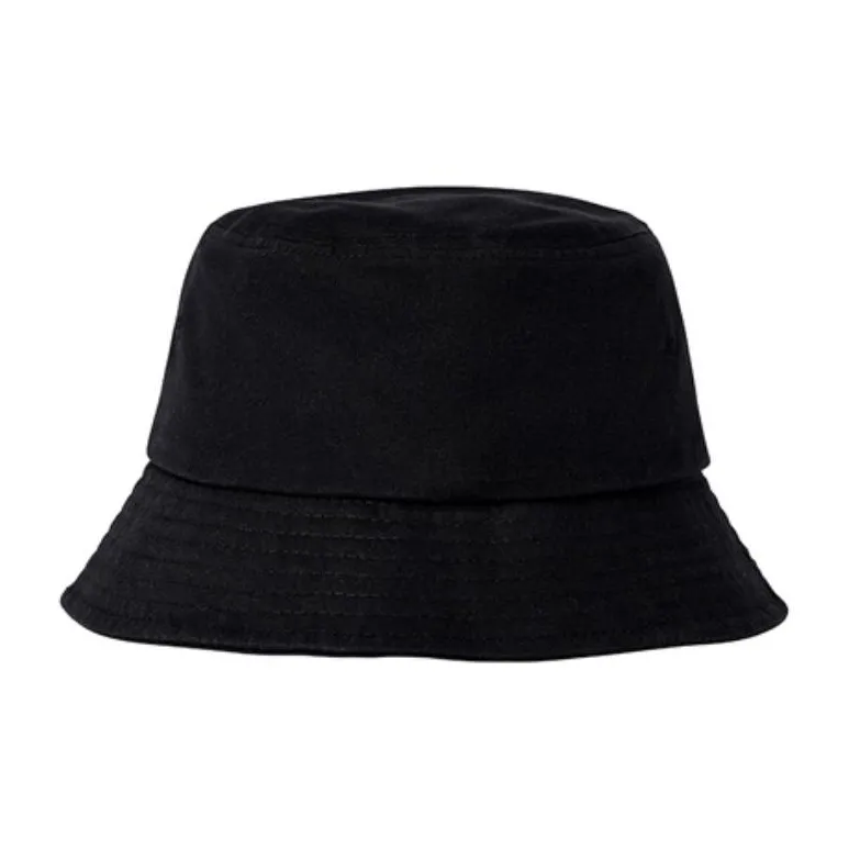 GRAIN DE BEAUTE Cotton Fabric Bucket Hats Unisex Black-1