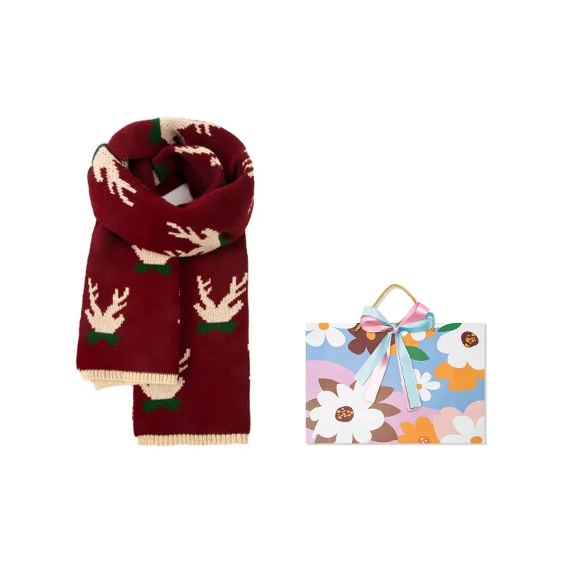 BAIJUAN Knit Scarves Unisex-3