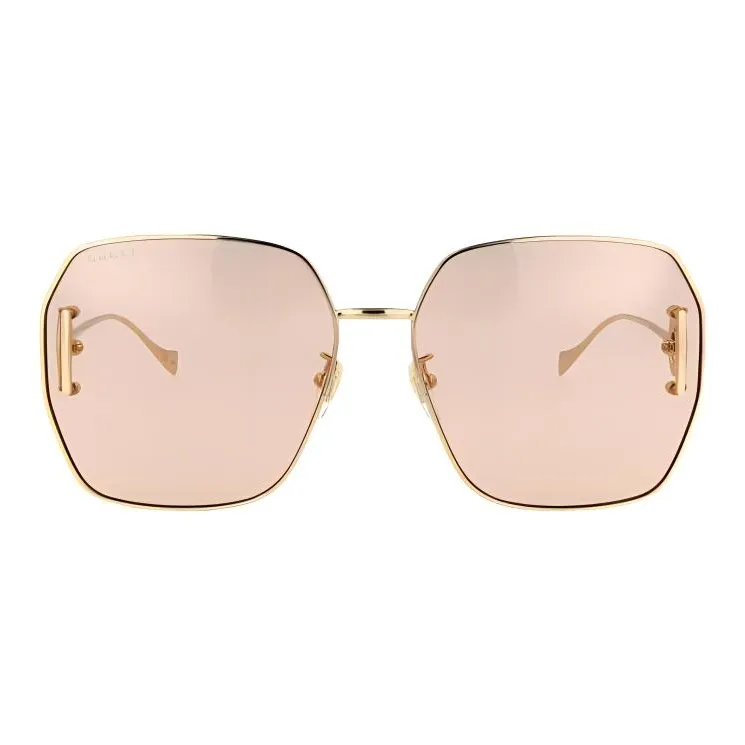 GUCCI Sunglasses Women's Gold-1