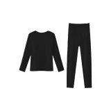Charcoal Black (Women's Seamless Thin Fleece ALA1137)
