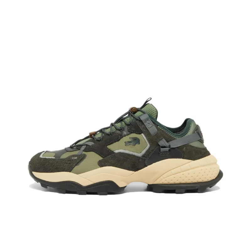 LACOSTE L-Guard Breaker Slip-Resistant Low-Top Casual Shoes Men's Green-0