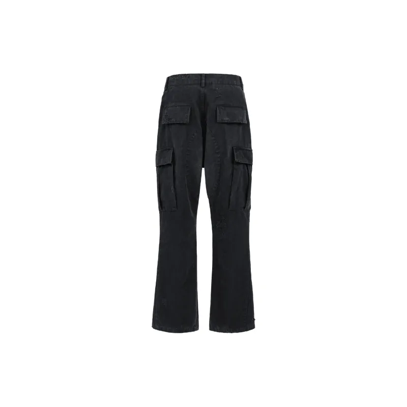 UNDERWATER Large Pocket Bootcut Cargo Pants Unisex-1