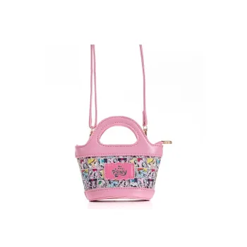 PinkyPinky My Little Pony PU Handbag Shoulder Bag Crossbody Bag Mini Women's Purple/Pink