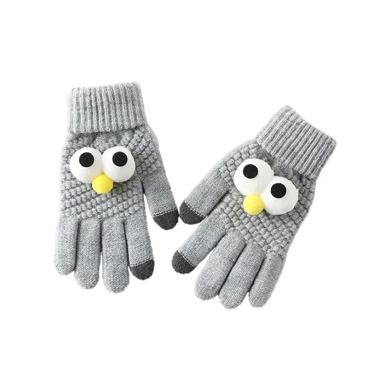 YUZHAOLIN Faux Cashmere Knit Gloves Unisex-1