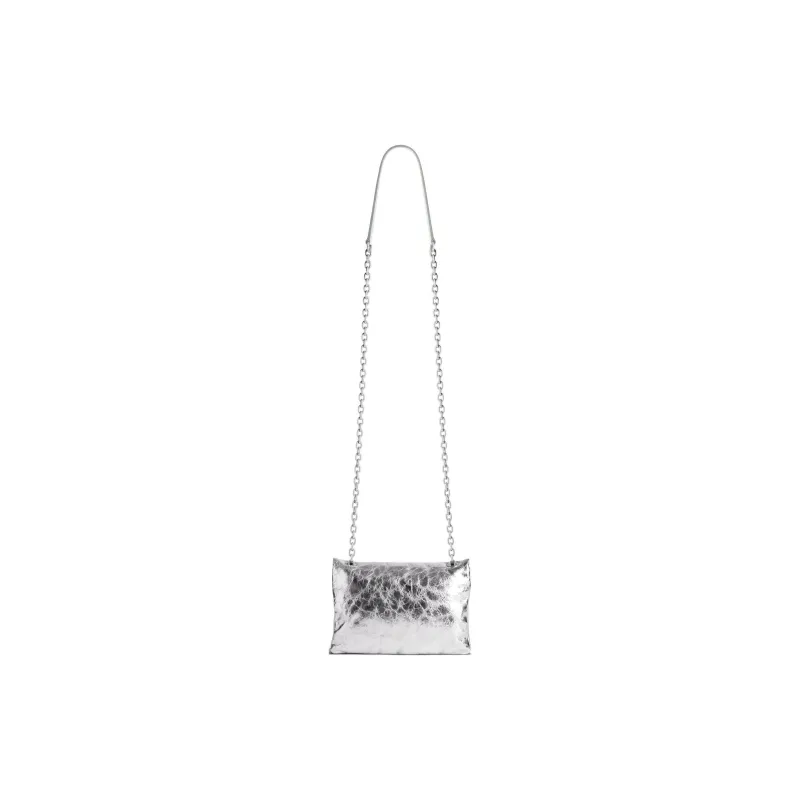 Balenciaga Monaco Metallized Nano Shoulder Bag-3