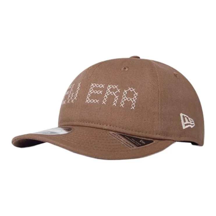 New Era Cotton Baseball Caps Unisex Khaki-0