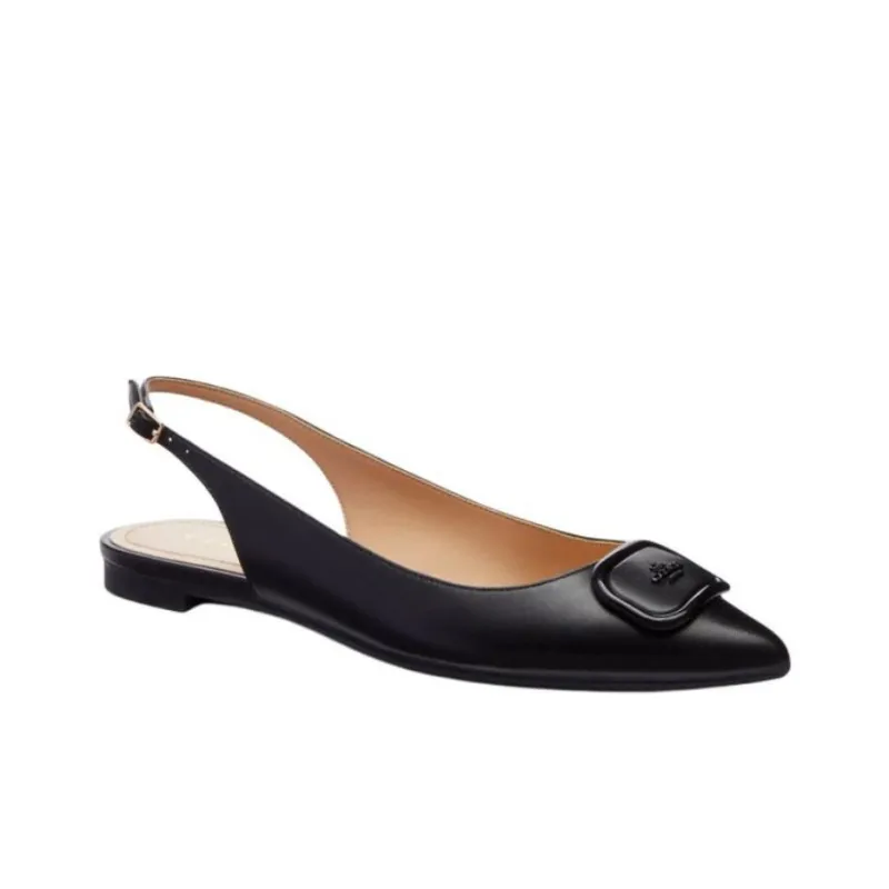COACH Veda Casual Single Shoes Women's Black-2