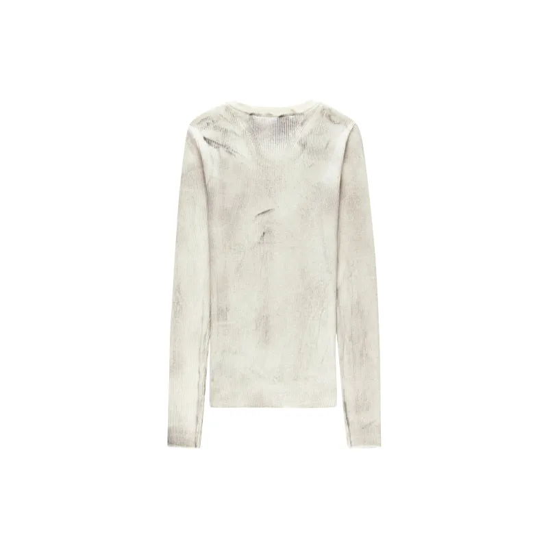CEEC LA 24FW Tight Fit Base Sweater Unisex Light Khaki-1