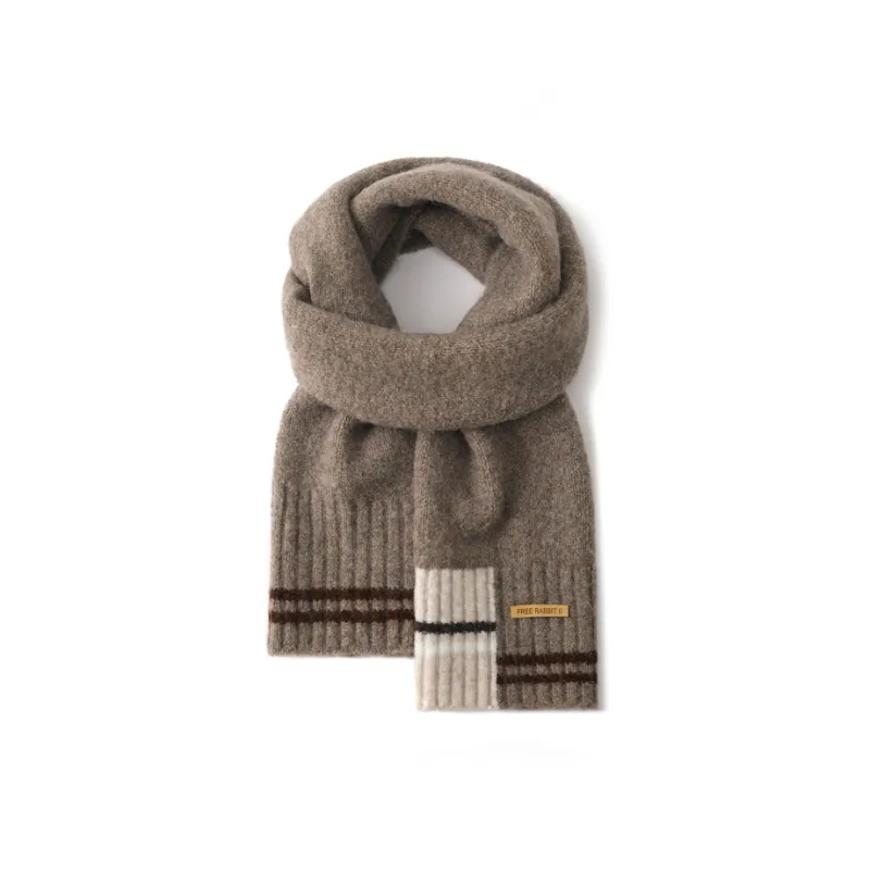 FREE RABBITⅡ Fall And Winter Soft And Warm Skin Friendly Cold Resistant Yarn Scarf Unisex-10