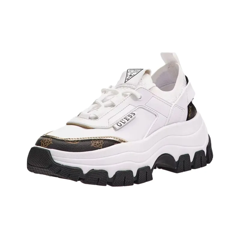 GUESS Braydin Low-Top Casual Shoes Women's White-1