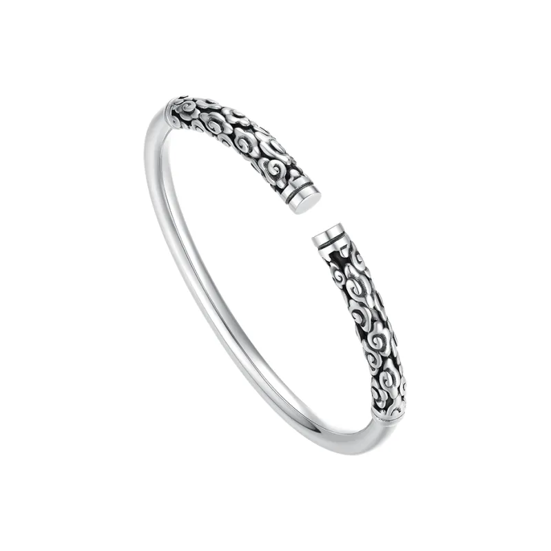 CHIEMOT S999 Fine Silver Bangles Unisex-1