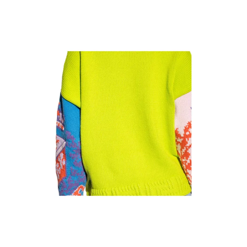 VERSACE SS22 Sweater Women's Green-4