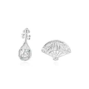 UX S925 Silver Stud Earrings Women's