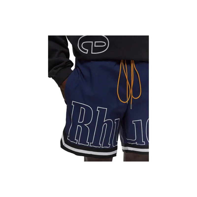 RHUDE Basketball Swim Trunks-4
