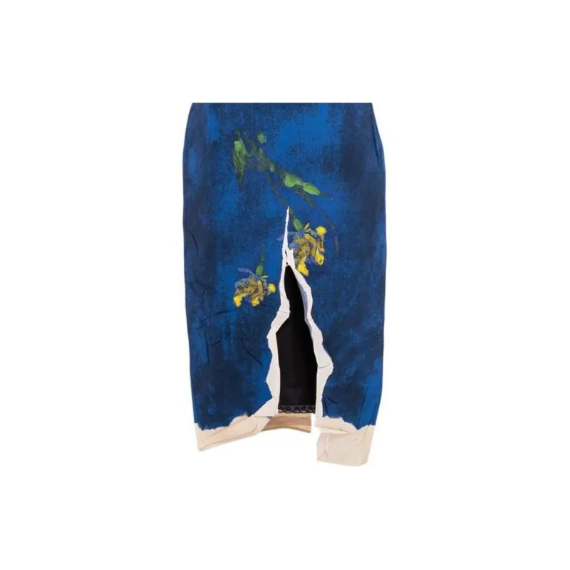 PRADA Sleeveless Dresses Women's Blue-4