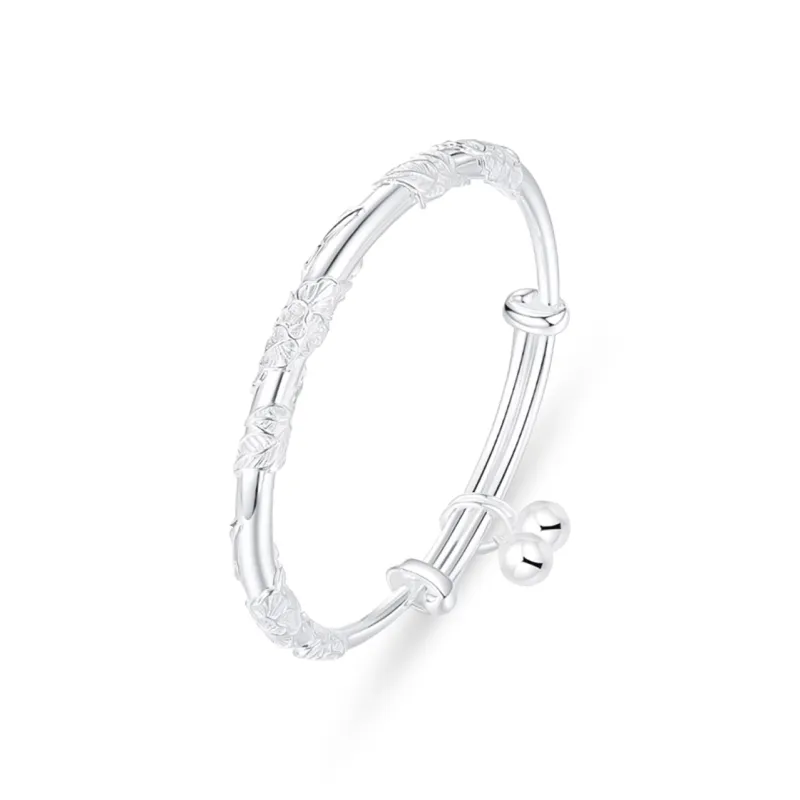 SHOIIIW S 999 Fine Silver Bangles Women's-4