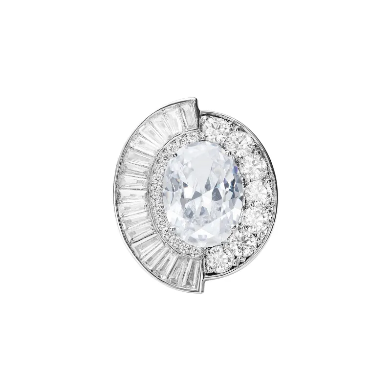 NANA JACQUELINE Brass Rings Women's White-1