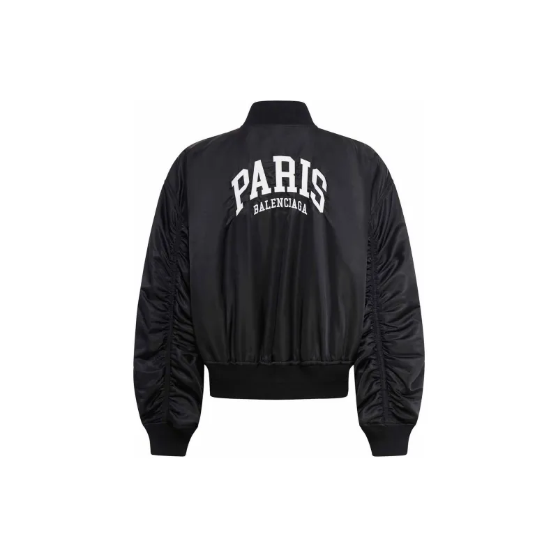 Balenciaga Logo Printed Button Up Jacket-4