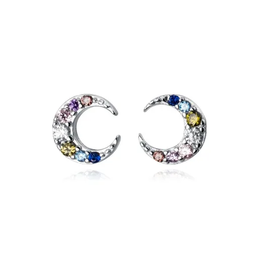UX S925 Silver Stud Earrings Women's-0