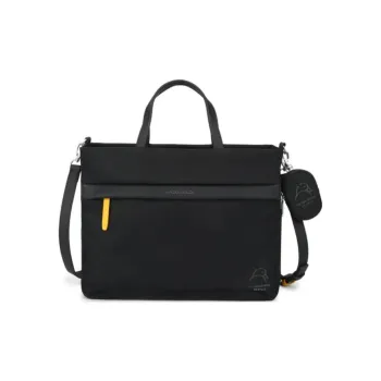 Mandarina Duck Recycled Nylon Shoulder Bag Crossbody Bag Handbag Unisex Black