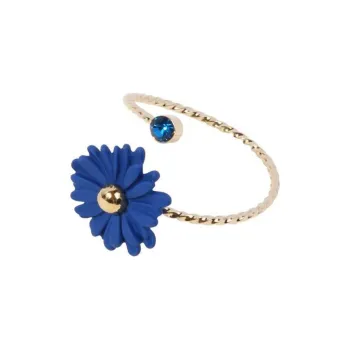DANA BURTON Brass Zinc Stone Polyurethane Coating Rings Women's Blue