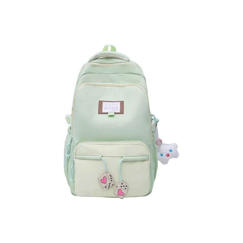 ALOENEY Nylon Backpack Unisex Multicolor-2