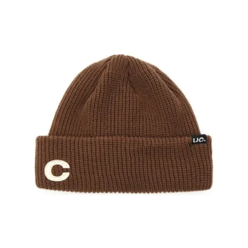 UNDERCONTROL Acrylic Beanies Unisex Brown