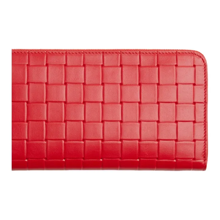 Bottega Veneta Calfskin Wallet Men's Chili Red-2