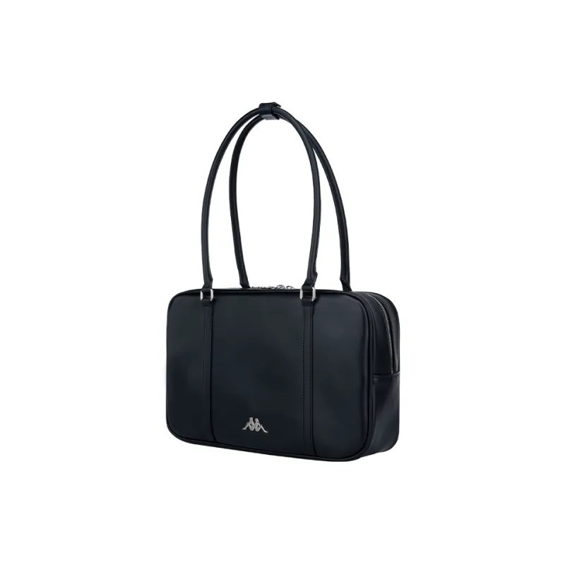 Kappa Polyurethane Handbag, Shoulder Bag Regular Unisex Classic Black-1
