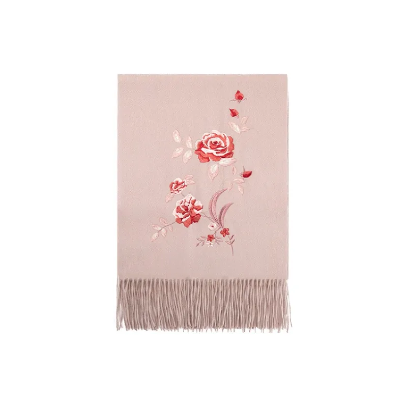 Fancet Studios Sheep Wool Knit Scarves Women's-0