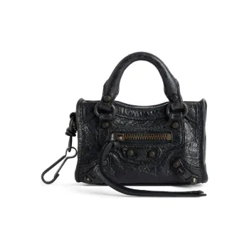Balenciaga Arena Storico Lambskin Bag Accessory Women's Black