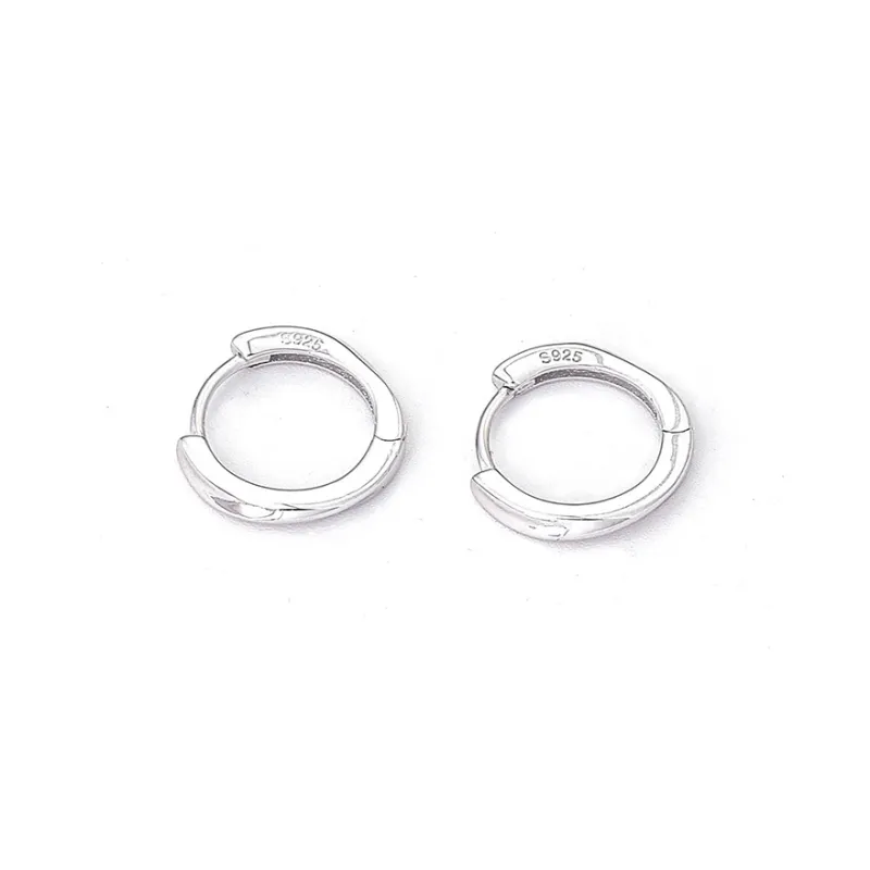 FOREVER MELODY 925 Sterling Silver Earrings Unisex-3