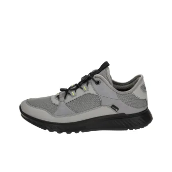 Ecco Exostride Wear Resistant Low Top Casual Shoes Men's Gray