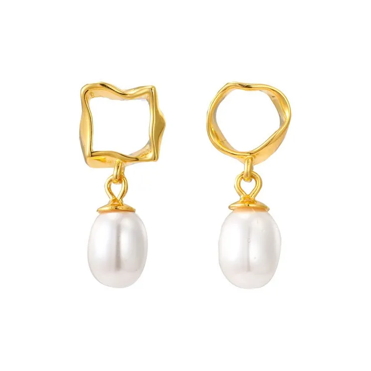 Qing Yi Freshwater Pearl Earrings Women's-0