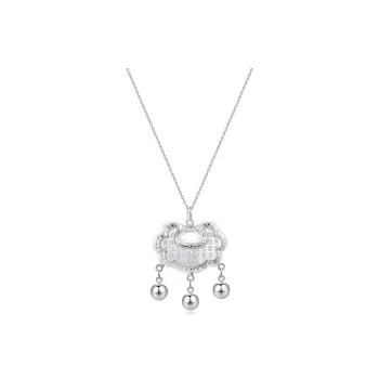 YUOFFICIAL 999 Fine Silver Necklaces Unisex