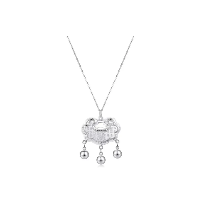 YUOFFICIAL 999 Fine Silver Necklaces Unisex-0