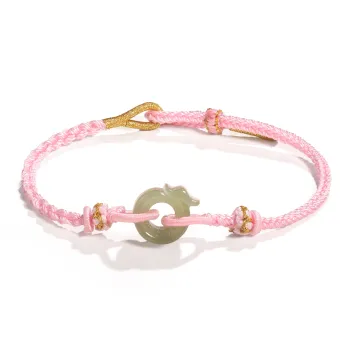 Lao Feng Xiang Hetian Jade Bracelets Jasper Unisex