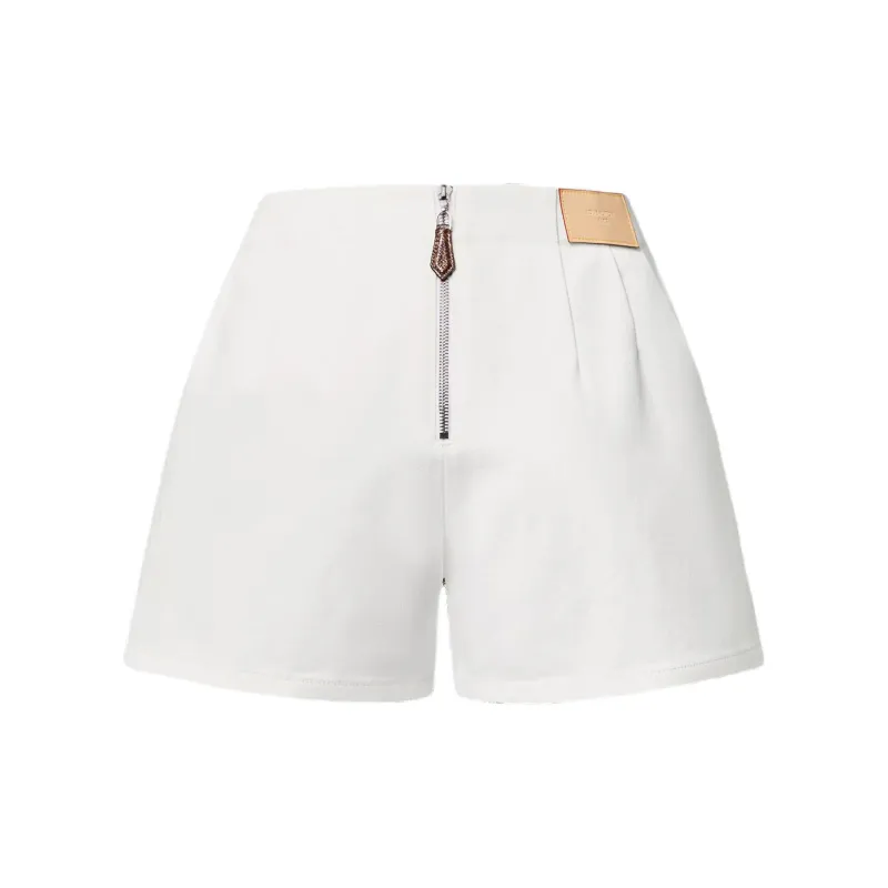 LOUIS VUITTON FW24 Denim Shorts Women's White-1