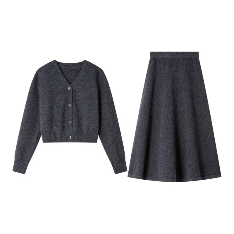 VIMLY Casual Suit Women's Dark Gray-1