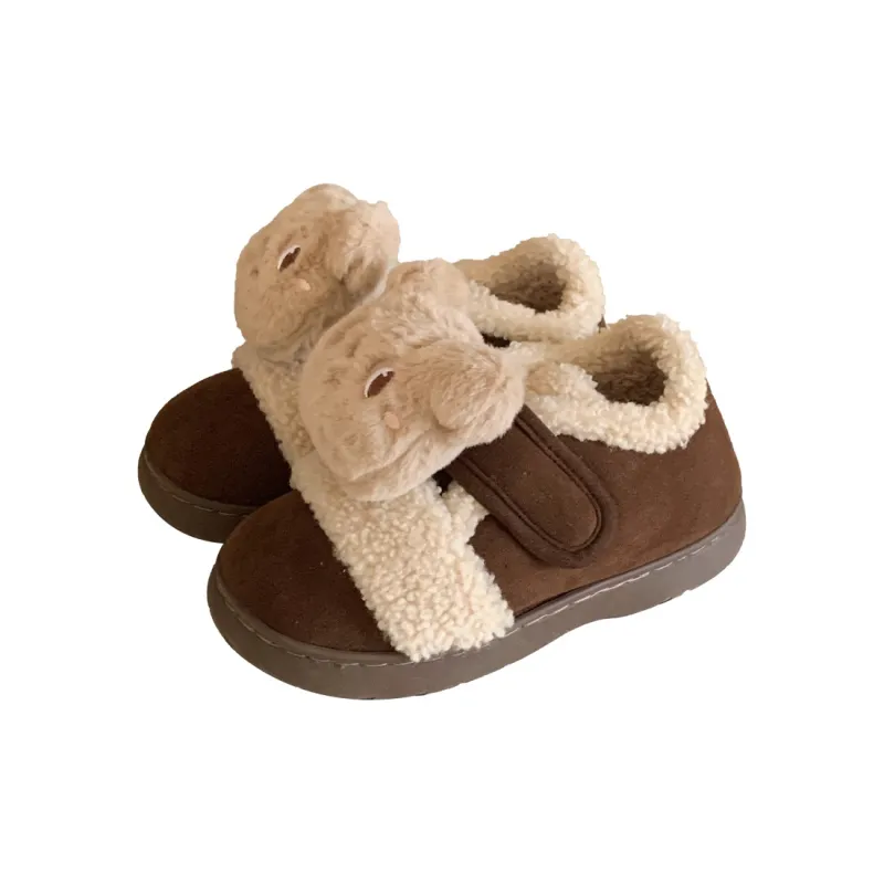 Thin Strips Cotton Slippers Women's, Light Brown-6