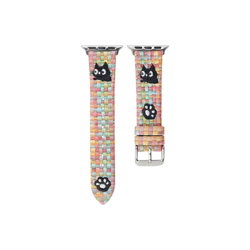 CHRROTA Watch Band Apple Compatibility Leather-3
