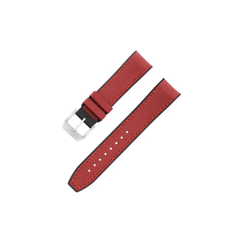 VAGENARI Rubber Strap Compatibility For IWC Universal Mark XVIII Pilot 40mm Watch Band Unisex-2