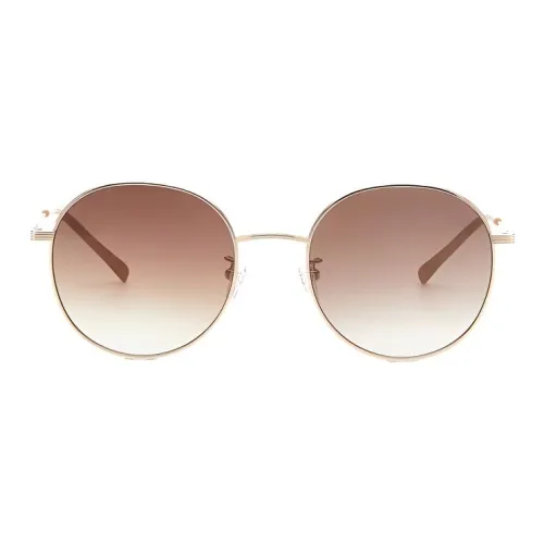 VERA WANG Metal Copper Recycled Polycarbonate Round Sunglasses Women's Gold