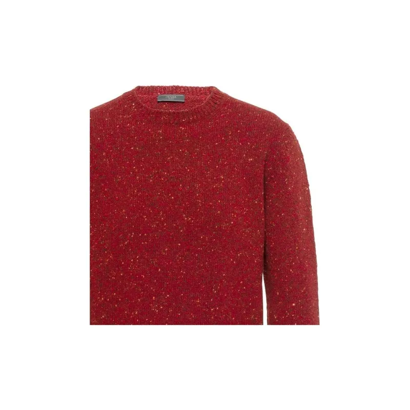 PRADA Sweaters Men Red-4