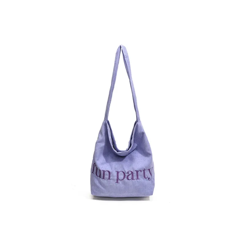 ALOENEY Corduroy Shoulder Bag Regular Women's Multicolor-2