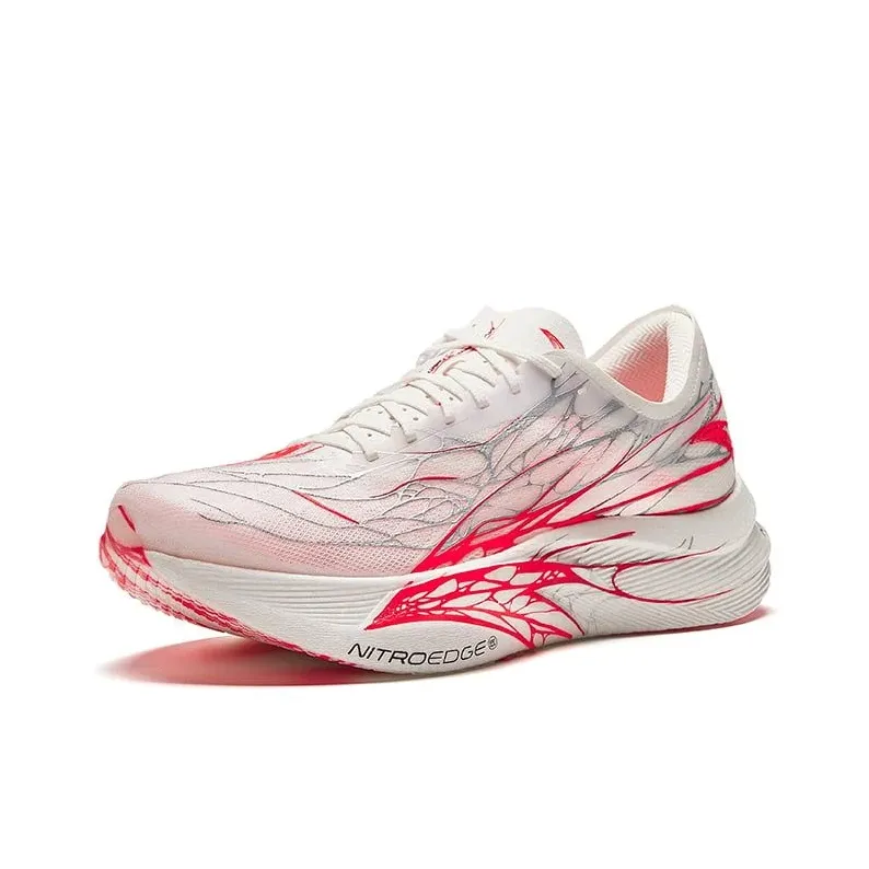Anta C202 5 GT Cushioning Wear Resistant Low Top Running Shoes Men's White Red-1